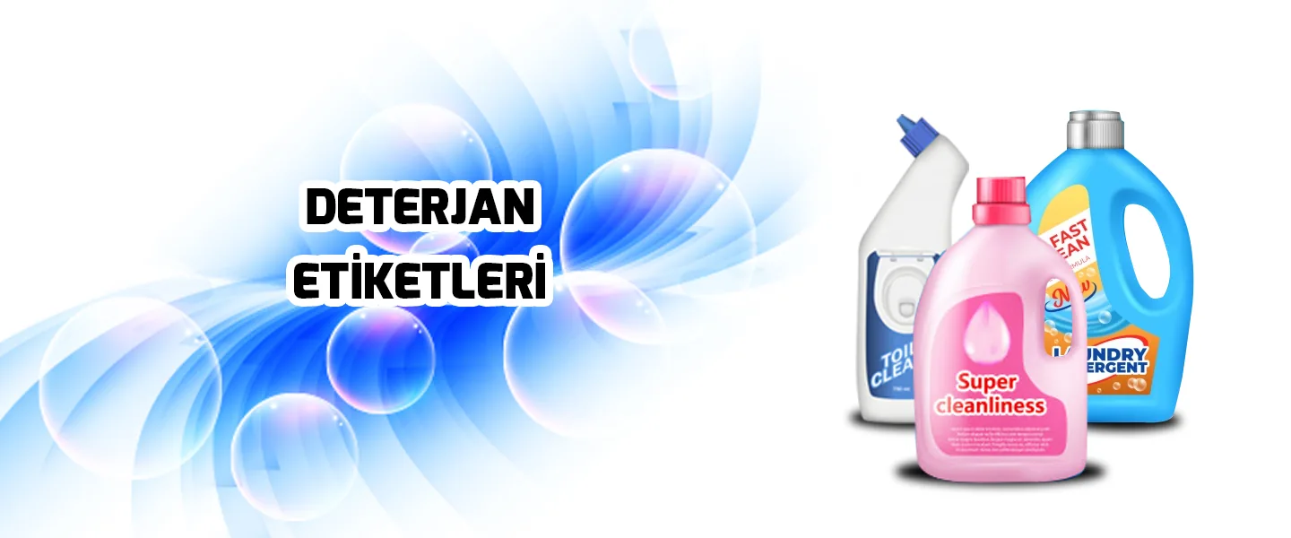 Deterjan etiketleri — Eser Etiket